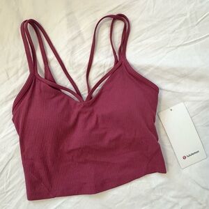 lululemon Align strappy ribbed tank size 2 BNWT pink